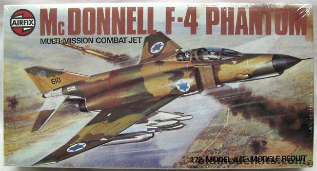 Airfix 1/72 McDonnell F-4B/C/D/E & J Phantom II - US Navy - US or Israeli Air Force, 04013-8 plastic model kit